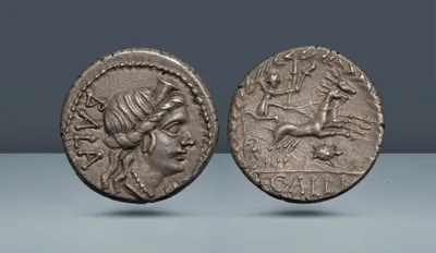 ROMAN REPUBLIC. C. Allius Bala. Rome, c. 92 BC.