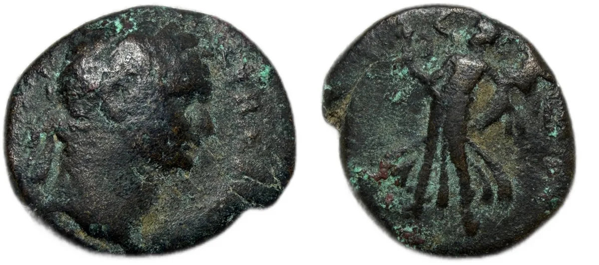 DOMITIAN-JUDAEA CAPTA-18mm/4.46g-CAESAREA MARITIMA-NIKE-83 AD-RPC I 2306