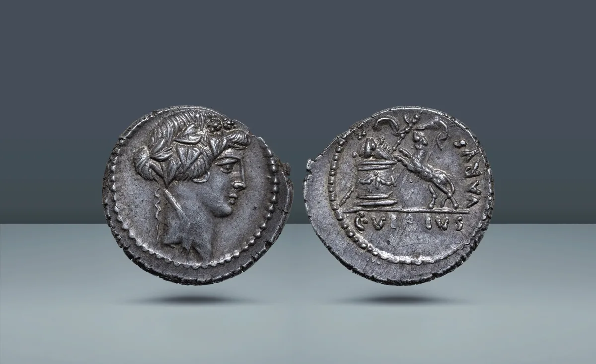 Roman Republic, Italy. C. Vibius Varus, Rome, c. 42 BC
