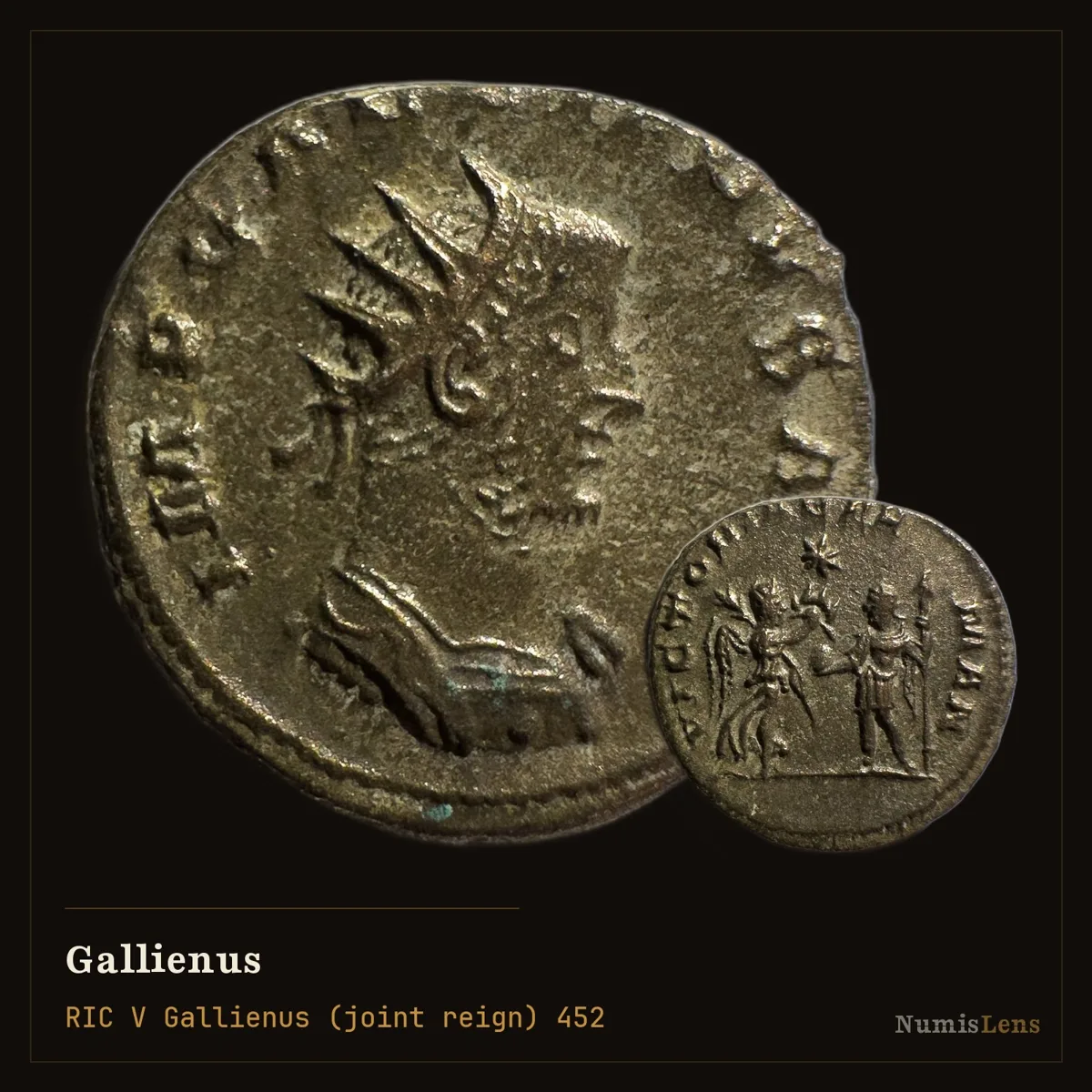 Gallienus — Antoninianus, VICTORIA GERMAN, Asian Mint