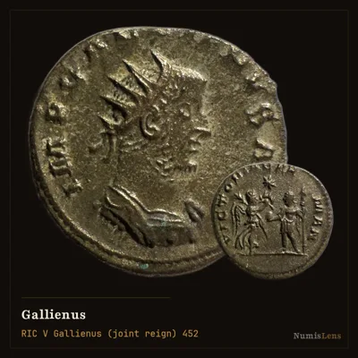 Gallienus — Antoninianus, VICTORIA GERMAN, Asian Mint