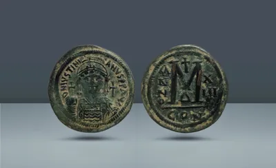 Byzantine Empire. Justinian I, 527-565 AD Constantinople, RY 13 = AD 539/540