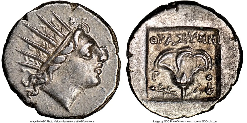 CARIAN ISLANDS. Rhodes. AR drachm