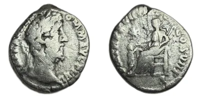 Commodus. Denarius; Commodus; 177-192 AD, Denarius, Rome RIC 236