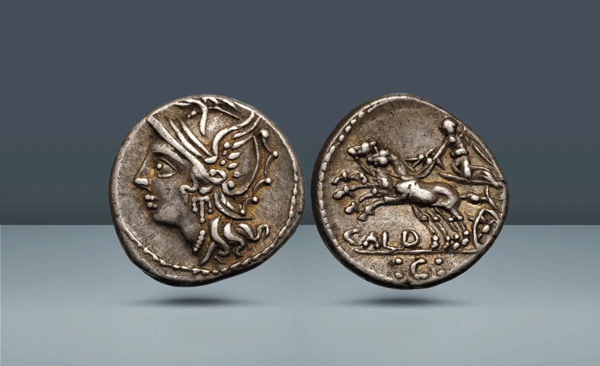 Roman Republic. C. Coelius Caldus, Rome, c. 104 BC