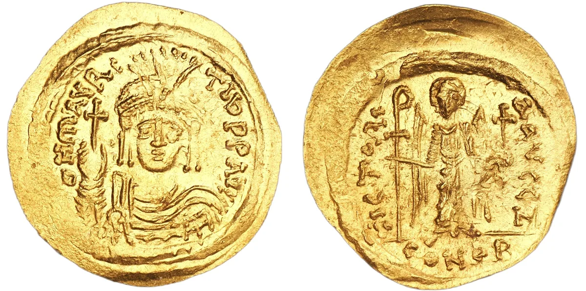Maurice Tiberius, 582-602. AV Solidus, Constantinople