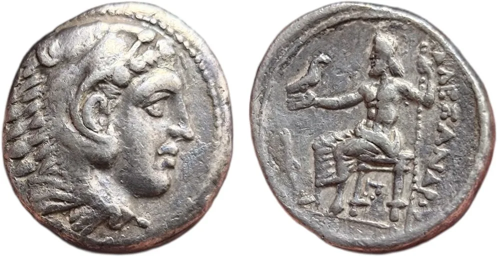 Kings of Macedon Alexander III the Great AR Tetradrachm Herakles Zeus Lifetime