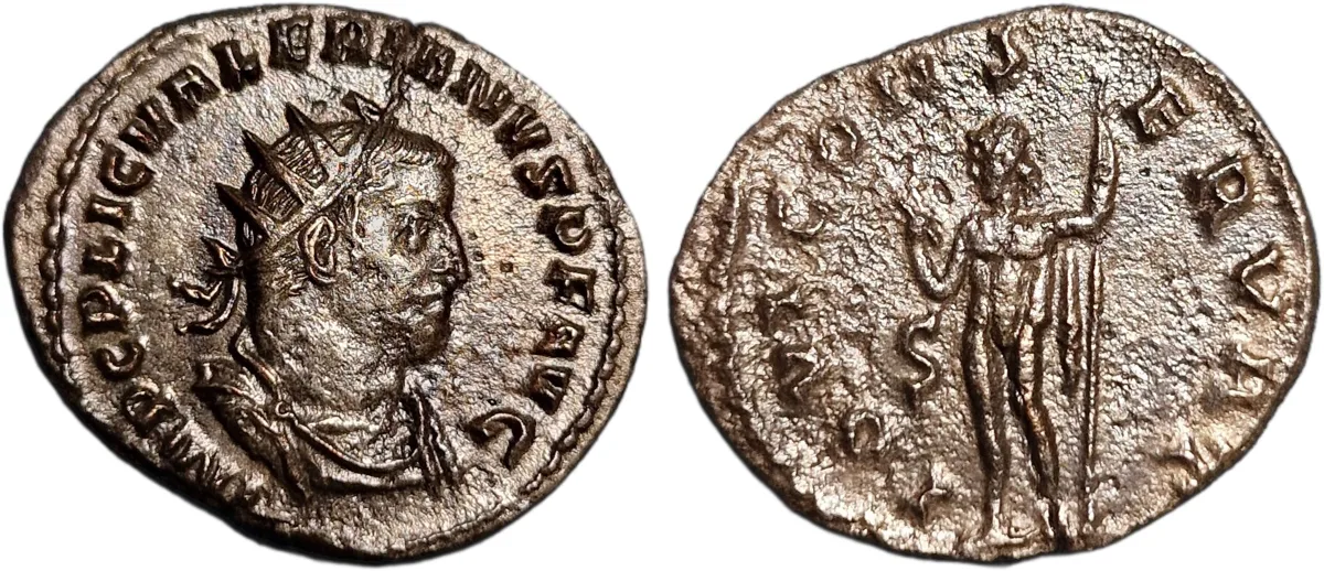 Valerian I (253-260 A.D.) antoninianus