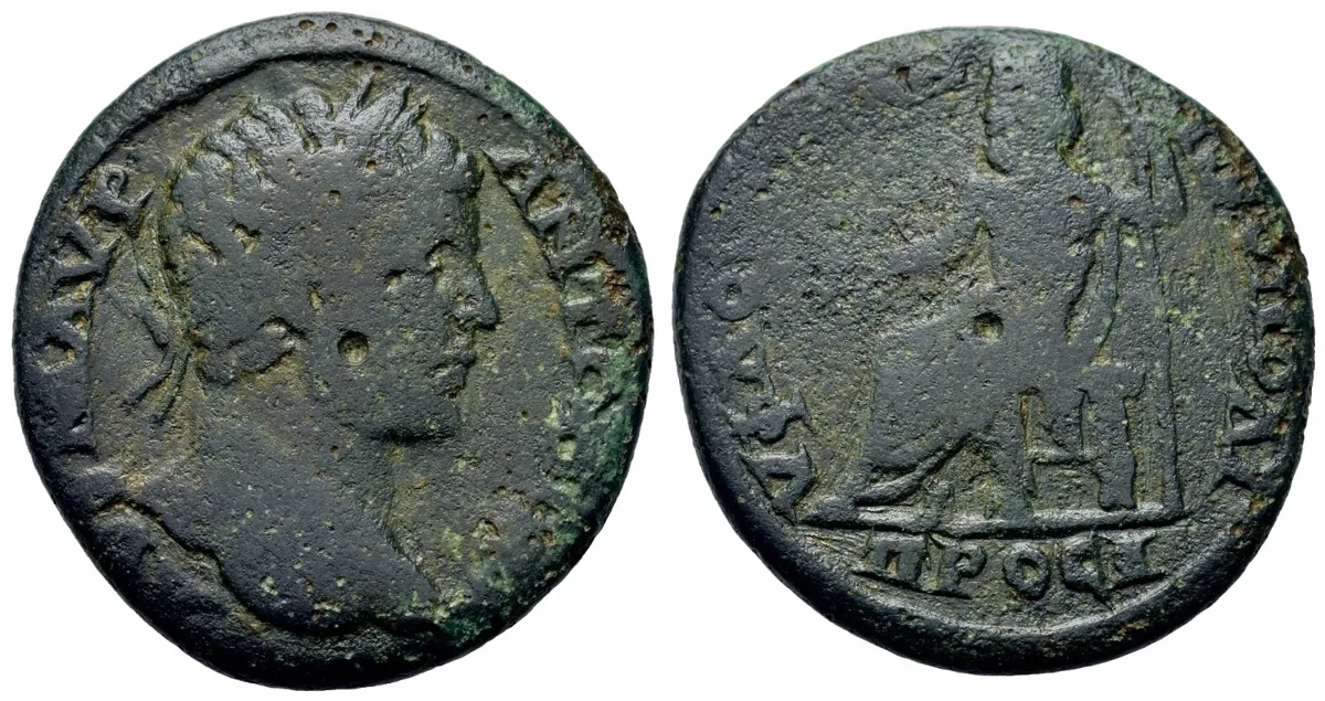 **Unpublished Variation Type** Caracalla AE27 of Nikopolis ad Istrum. (26.5mm)