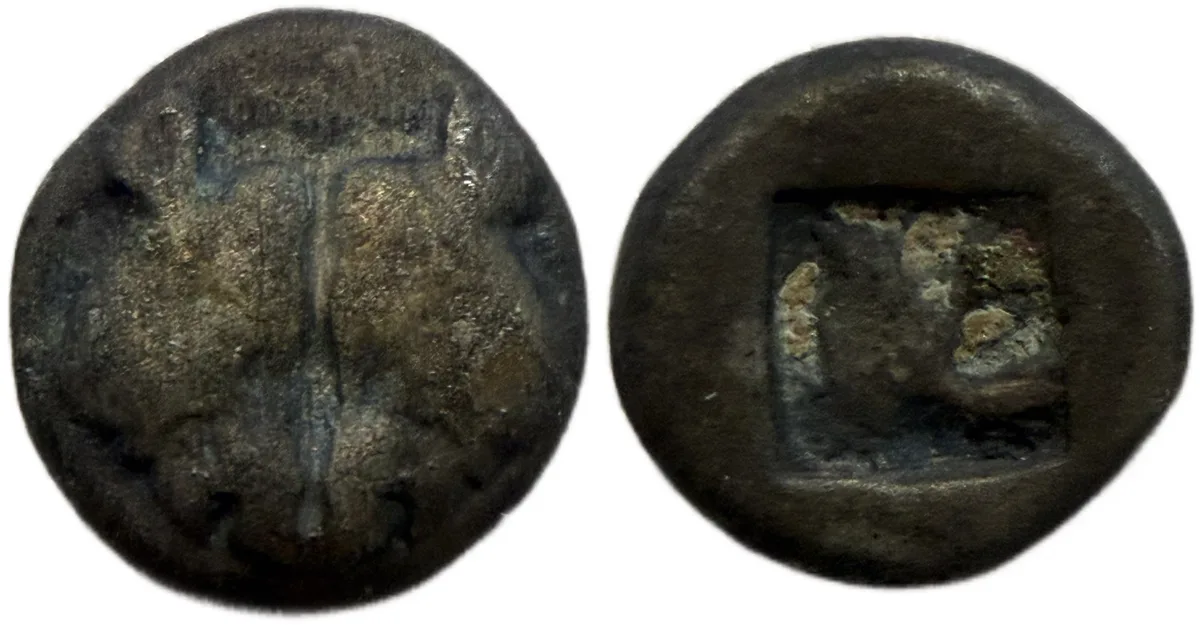Lesbos. Uncertain mint. Twelfth Stater. Circa 478-460 BC