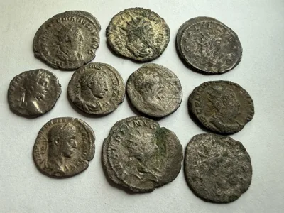 10 Roman Denarius and Antoninanus