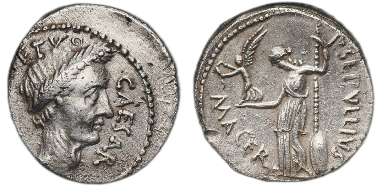 Julius Caesar, 49–44 BC. AR Denarius