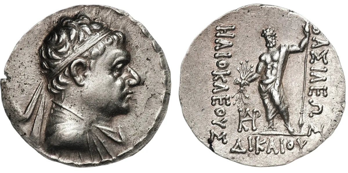 Heliokles I, 145-130 BC, Tetradrachm