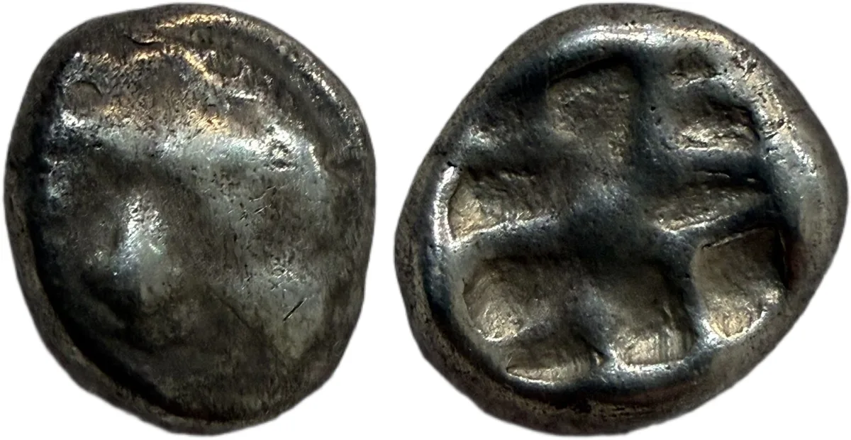 MYSIA, Parion. Circa 500-475 BC. AR Drachm (12 mm, 3.12 g.).
