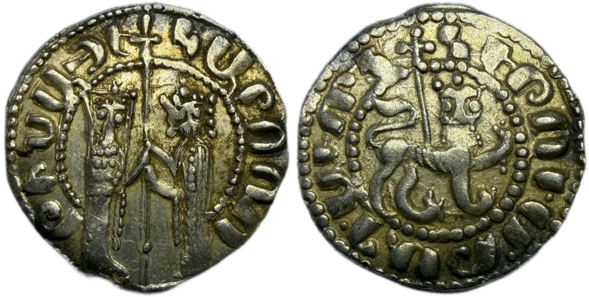 ARMENIA, Cilician Armenia. Royal . Hetoum I. AR Tram. AD 1226-1270