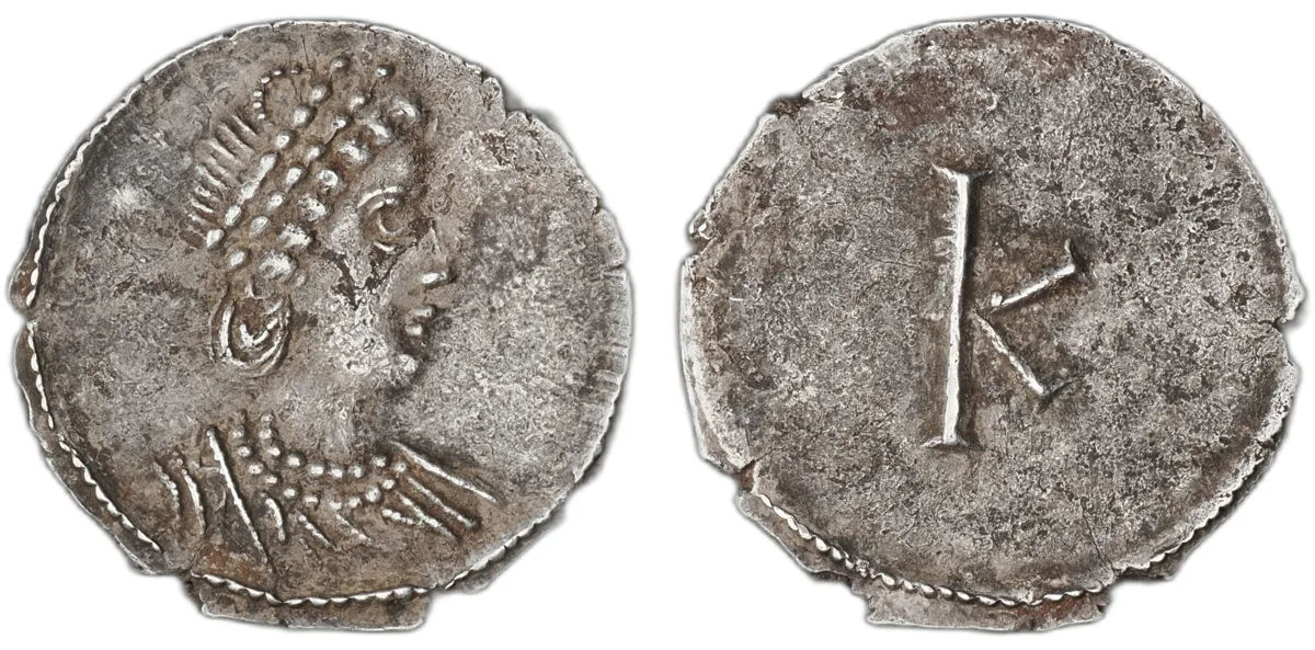 Constantine I. AR Scripulum, city commemorative