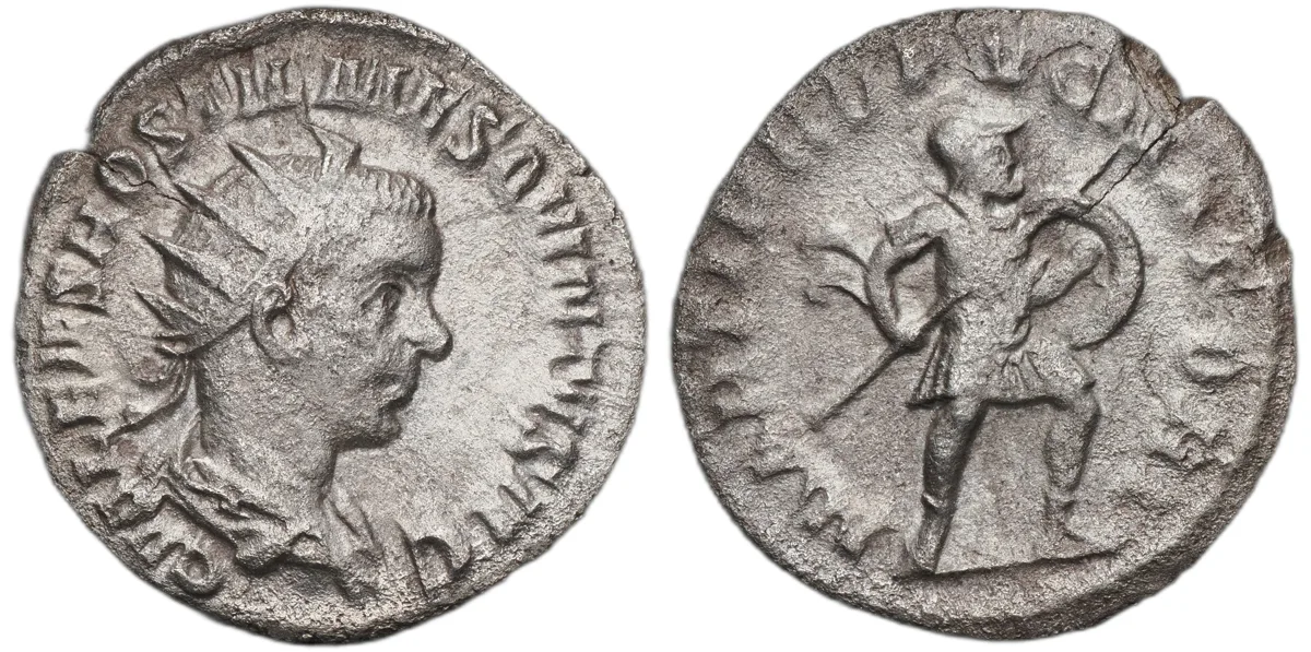 Hostilian, As Caesar, AD 251, Antoninianus