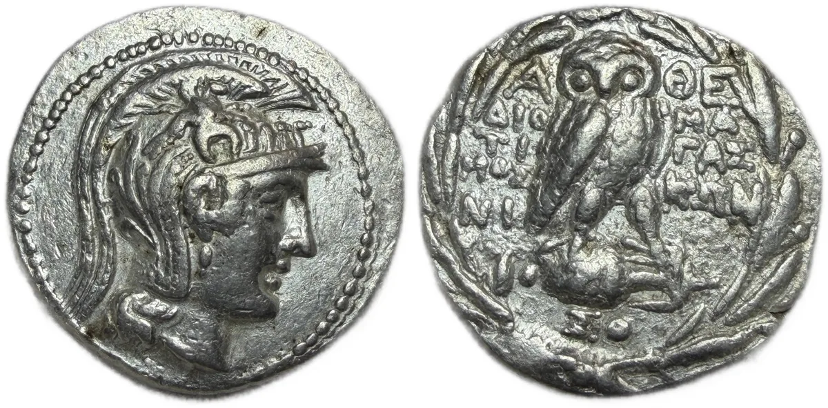 New Style Athenian Owl Tetradrachm146/5 BC