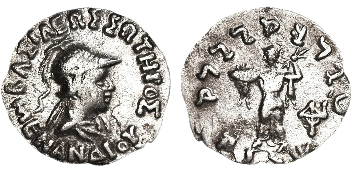 Menander I, 155-130 BC, Drachm