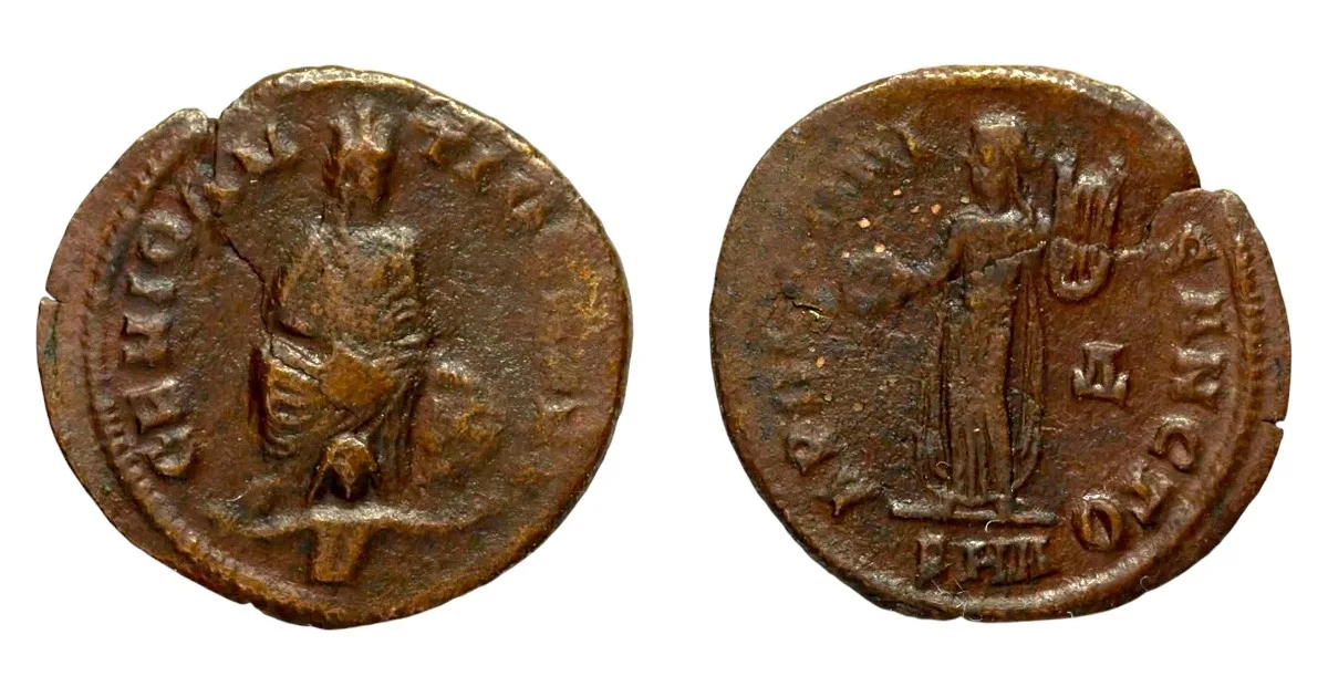 Time of Maximinus II Daia. Anonymous Civic Issue, AD 310-313. AE Quarter Nummus / Quarter Follis. Antioch mint - The Great Persecution Issue.