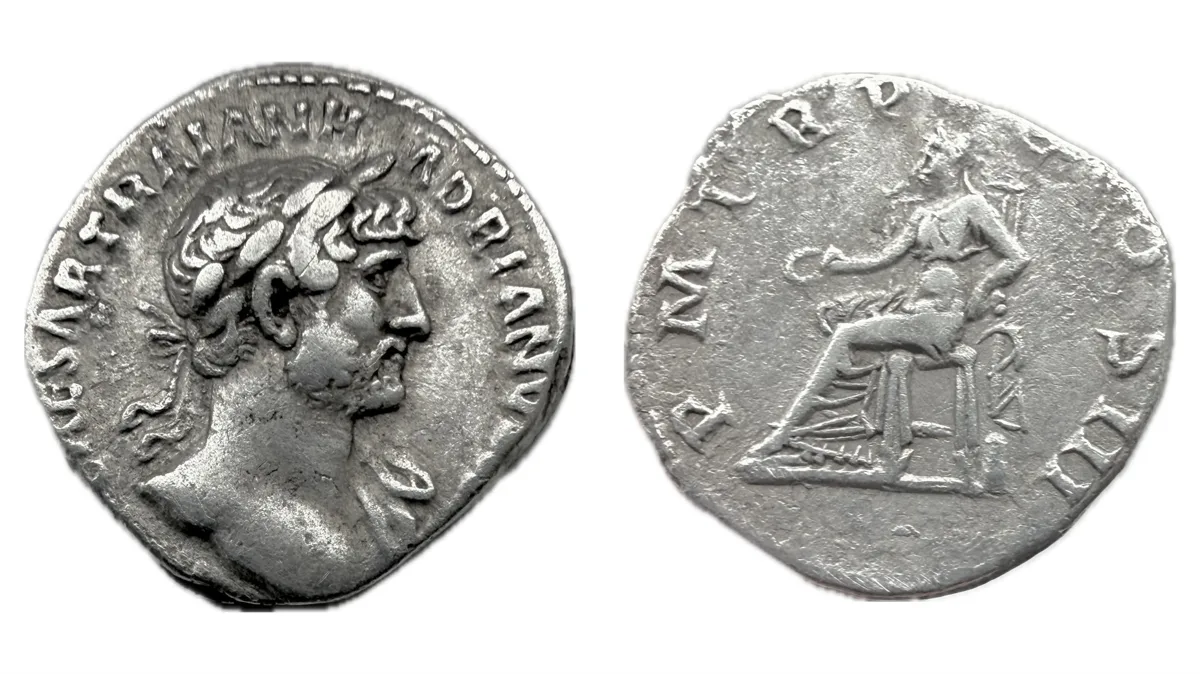 Hadrian, AR Denarius