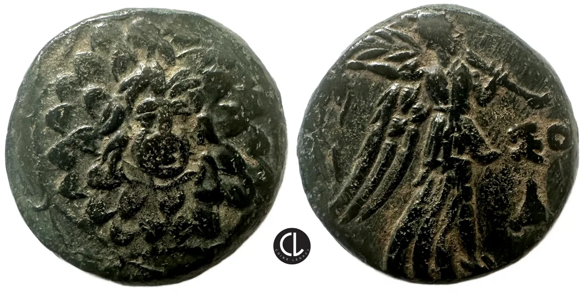 Pontos, Amisos, Time of Mithradates VI Eupator, AE, Circa 111-105 or 95-90 BC, Aegis Mint