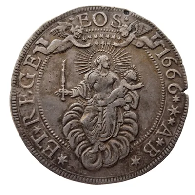 Italia. Genova (República) 1 Scudo, 1666,EF
