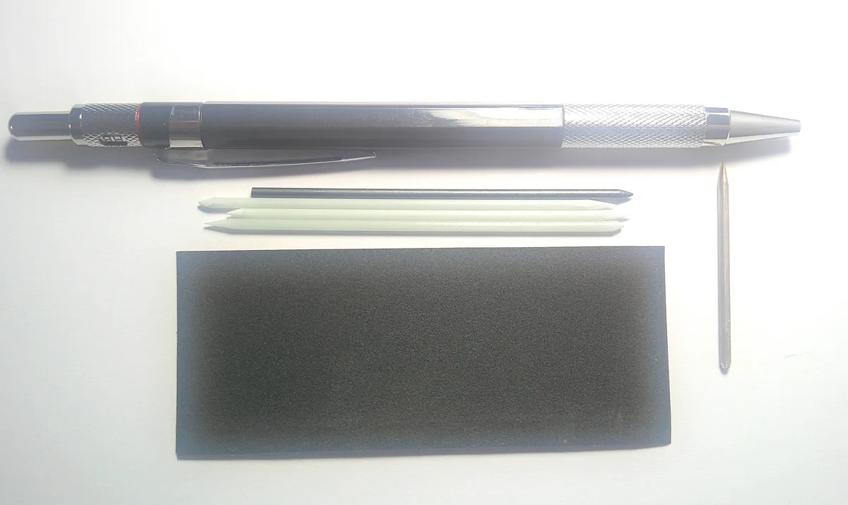 Conservator Pencil, FULL Set -1 Pencils, 5 Tips
