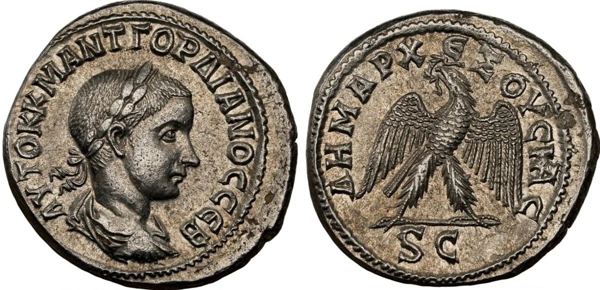 Gordian III, A.D. 238-244. Billon Tetradrachm, Antioch (Syria), A.D. 240