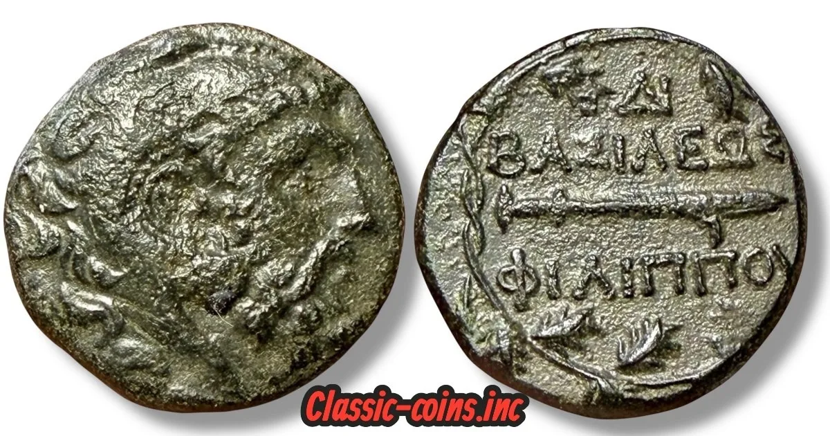 Kings of Macedon, Philip V. Unspecified Mint, AE Unit.
