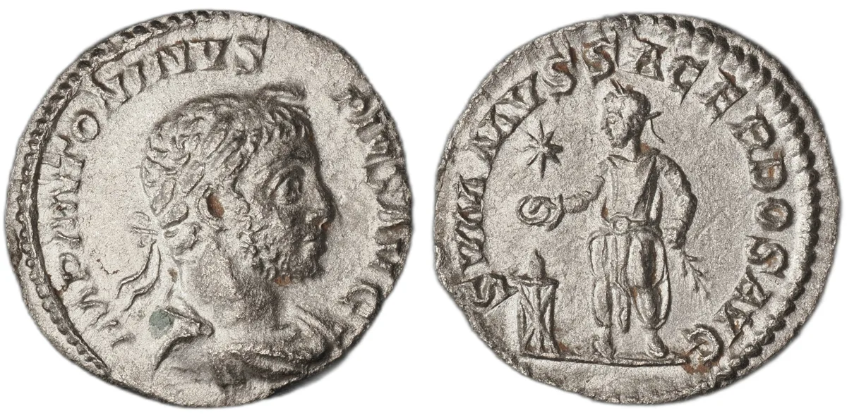 Elagabalus, denarius, silver, reign 218-222, minted 218-222
