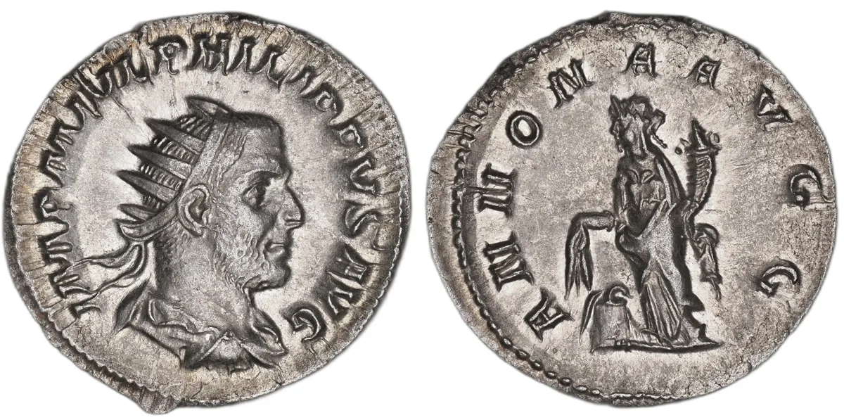 Philip I, Antoninianus, silver, reign 244-249, minted 244-249