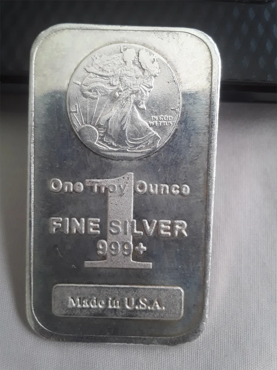 1 oz Walking liberty silver bar