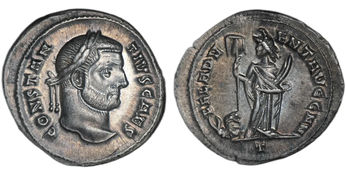 Constantius I, as Caesar, 293-305, Argenteus
