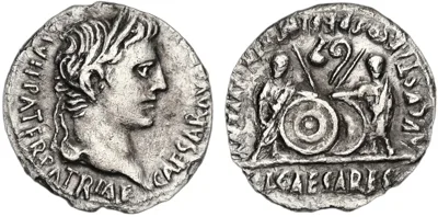 Roman Empire. Augustus, 27 BC-AD 14. Denarius
