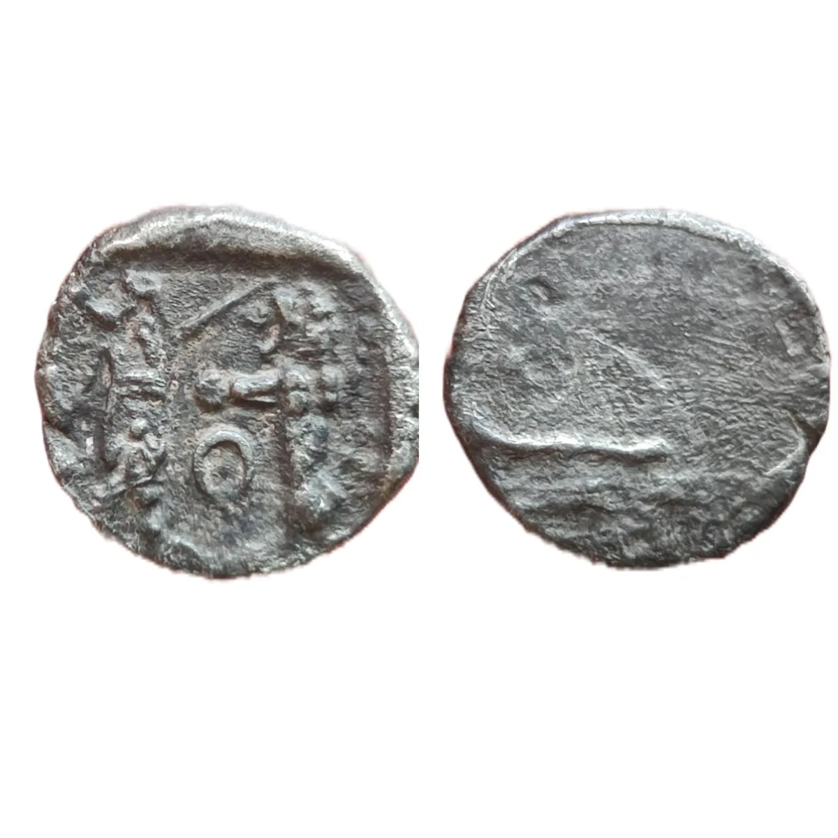 Greek Coins PHOENICIA. Sidon. Ba'alšillem (Sakton) II (Circa 401-366 BC). 1/16 Shekel.