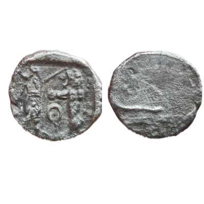 Greek Coins PHOENICIA. Sidon. Ba'alšillem (Sakton) II (Circa 401-366 BC). 1/16 Shekel.