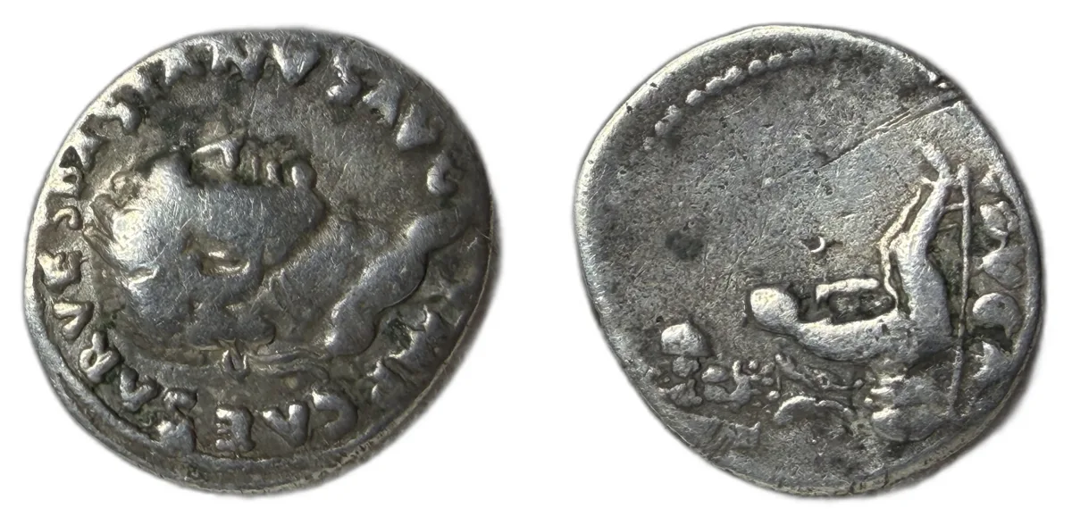 Vespasian denarius Judaea Capta RIC 2