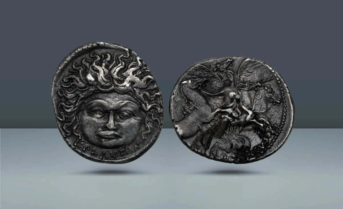 Roman Republic, Italy. L. Plautius, Rome, c. 47 BC