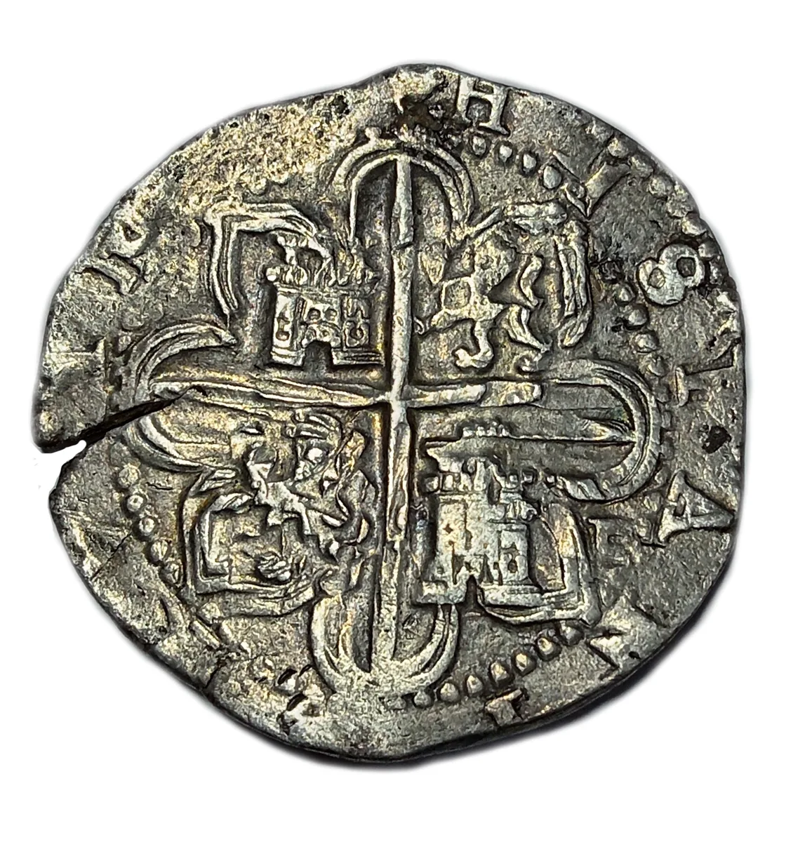 Seville, Spain, cob 8 reales,CHOICE ,EF