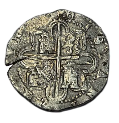 Seville, Spain, cob 8 reales,CHOICE ,EF