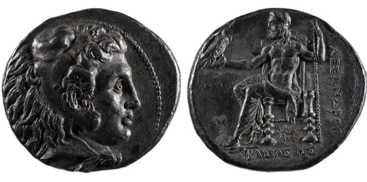 Alexander III AR Tetradrachm, Babylon mint, c.330–320 BC, Herakles/Zeus