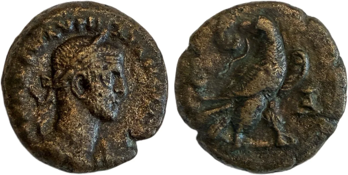 Egypt. Alexandria. Aurelian AD 270-275. Dated RY 1=AD 270/1 Potin Tetradrachm