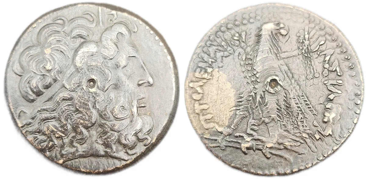 Ptolemy IV Tetrobol, 38mm, 47.43g Svoronos 974