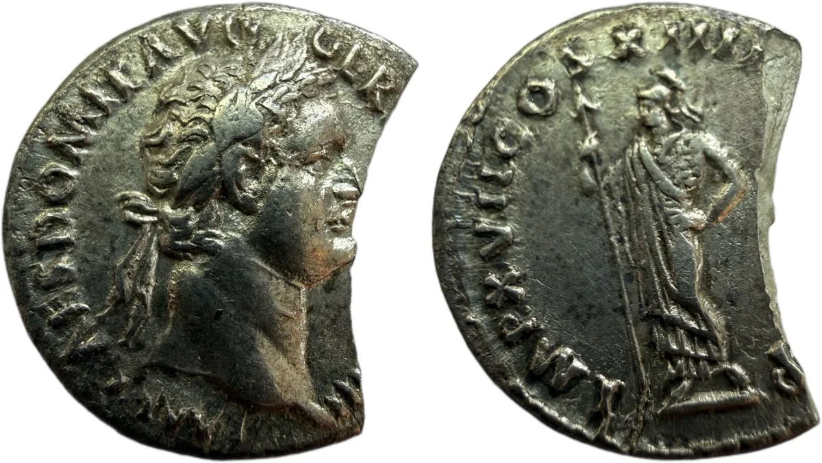 Partial Domitian Denarius
