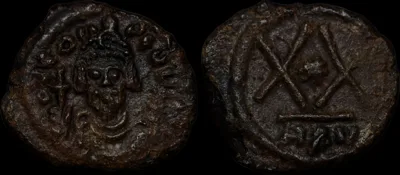Focas Half Follis, Rare Ravenna Issue
