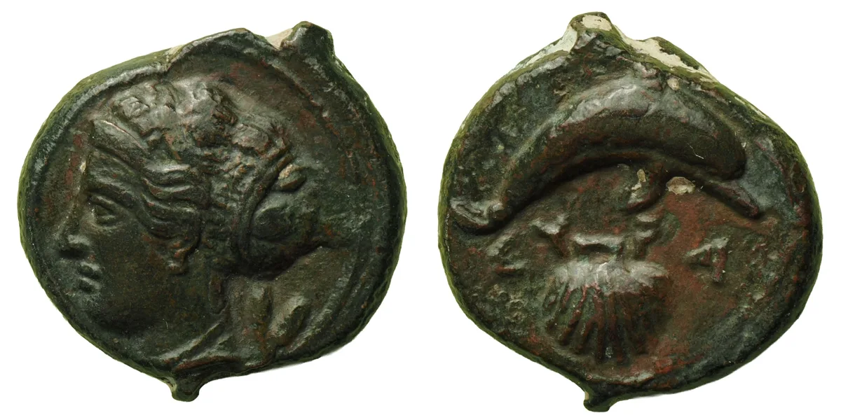 SICILY, Syracuse. Dionysios I, 405-367 BC. Æ Hemilitron