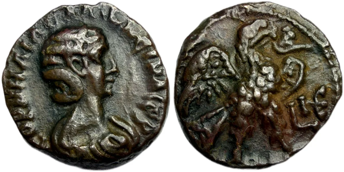EGYPT, Alexandria. Salonina. Augusta, Dated AD 267/8