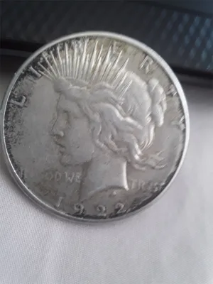 1922 S peace silver dollar