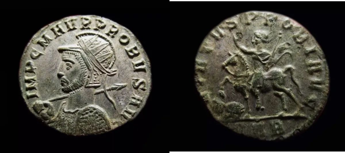 Probus. Silvered ae Antoninianus. 276-282 d.C. Serdica. ** ADVENTVS